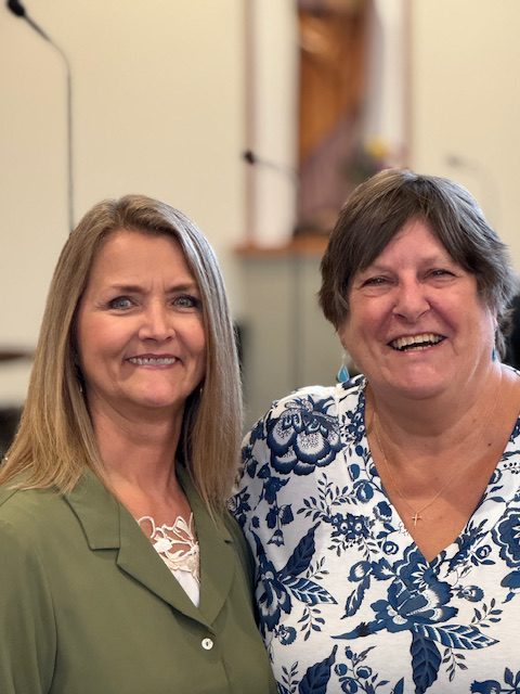 Cindy Byerly and Nancy Kadzban